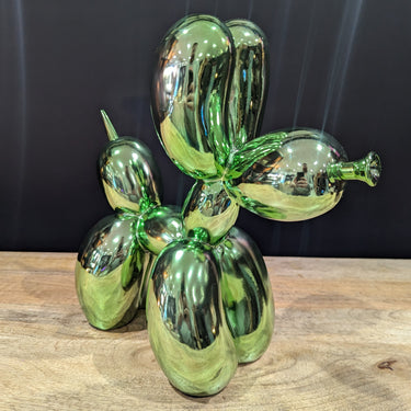 Large Electro Green Balloon Dog