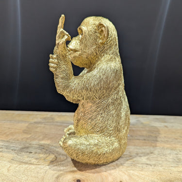 Gold Naughty Monkey Medium