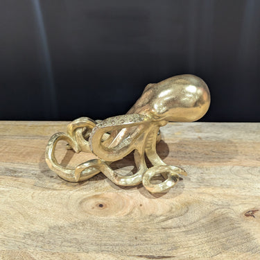 Gold Octopus Wine Bottle Holder