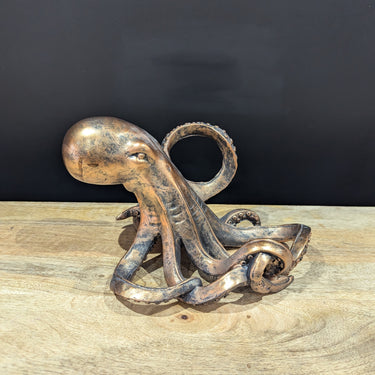Bronze Octopus Wine Bottle Holder