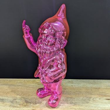 33cm Pink Chrome Gnome