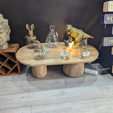 Mango Wood 110cm Coffee Table