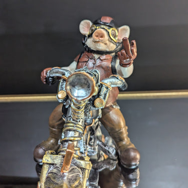 Swearing Pig On Motorbike
