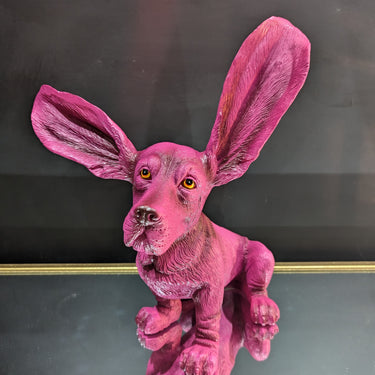 Purple Surprised Basset
