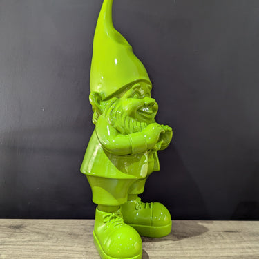 Bright Green Heart Hands Gnome Medium