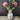 White Metal Vase