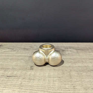 Golden Balls Candle Holder