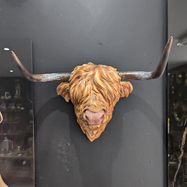 Highland Cow Wall Head