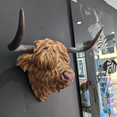 Highland Cow Wall Head