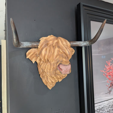 Highland Cow Wall Head