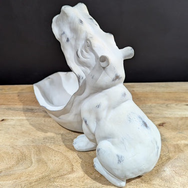 White Hungry Hippo Storage Bowl