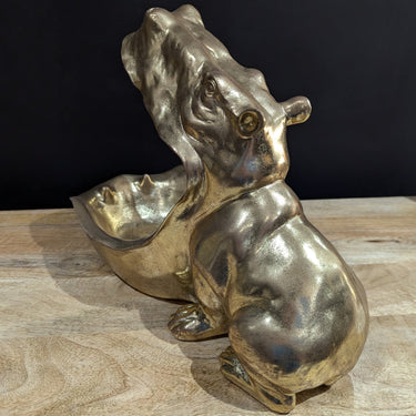 Gold Hungry Hippo Storage Bowl