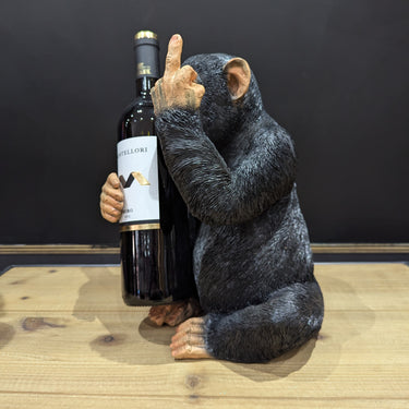 Naughty Black Monkey Wine Bottle Holder