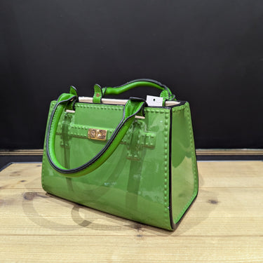 Green Ceramic Handbag Vase