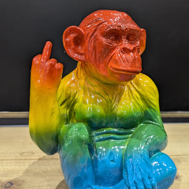 Rainbow Rude Monkey Small