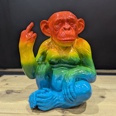 Rainbow Rude Monkey Small