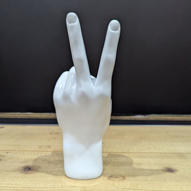Peace Hand White