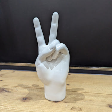 Peace Hand White