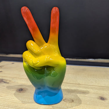 Rainbow Peace Hand