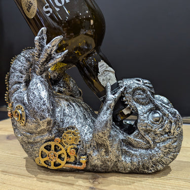 Steampunk T-Rex Bottle Holder