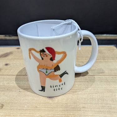 Tinsel Tits Mug