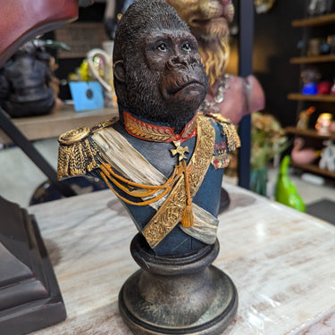 Gentry Gorilla Bust Blue