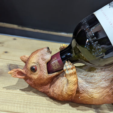 Squirrel Wine Holder - 22cm