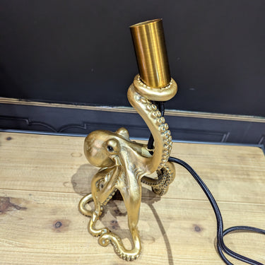 Gold Octopus Table Lamp