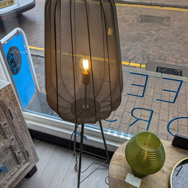 Plumeria dark green floor lamp