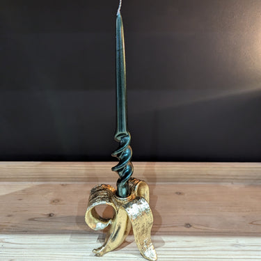 Peeled Gold Glam Banana Candle Holder