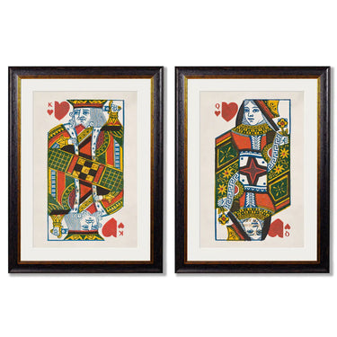 King & Queen of Hearts Set Of 2