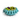 BLUE CERAMIC FLOCK OF BIRDS BOWL