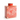 RED POSTAGE STAMP CERAMIC STORAGE JAR/VASE