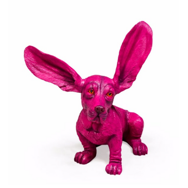Purple Surprised Basset
