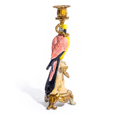 Ornate Parrot Candle Holder