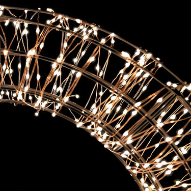 1200 56cm LED Lit Wreath