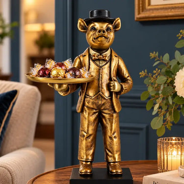 Walter the Waiter – Pig Ornament