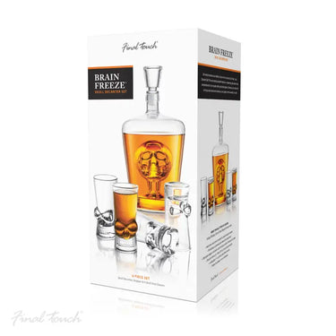 Brain Freeze Skull Decanter Set