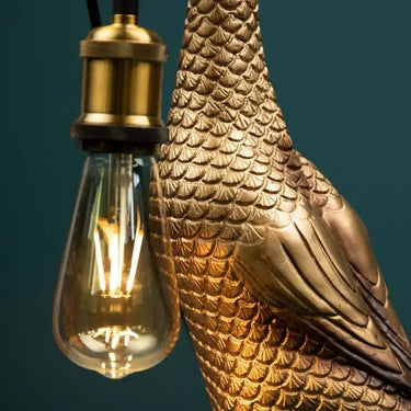 Gold Duck Table Lamp
