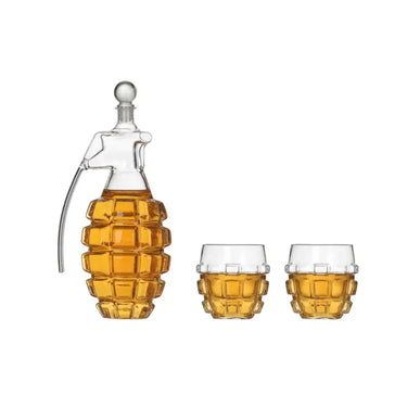 Grenade Decanter Set