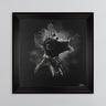 BLACK AND WHITE PUNK MONKEY FRAMED WALL ART image 0