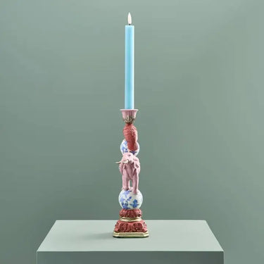 Bird On Elephant Candle Holder