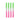 Green,White,Pink Candle