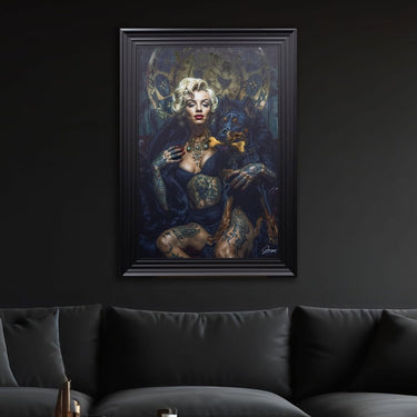 Tattooed Dog Sitter Wall Art
