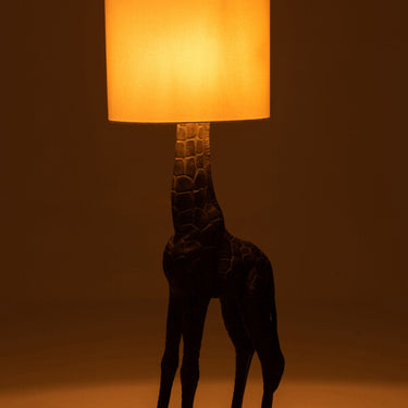 Giraffe  Floor Lamp Dark Brown