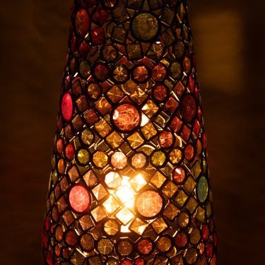 Long Iron/Synthetic Mix Table Lamp