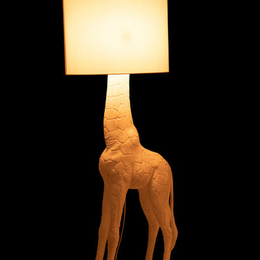 Giraffe Floor Lamp Poly White