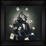 POKER MONKEY FRAMED WALL ART image 0