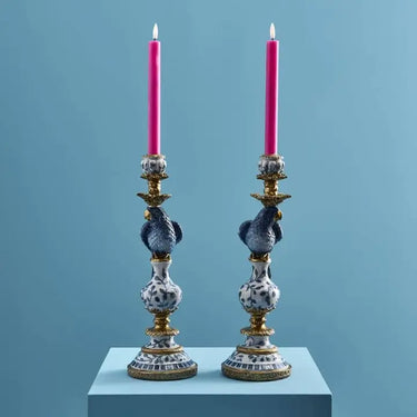Pair Of Parrot Candle Holder