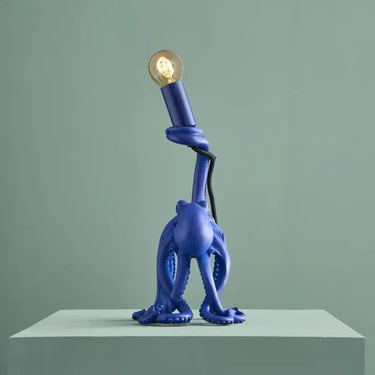 Blue Octopus Table Lamp